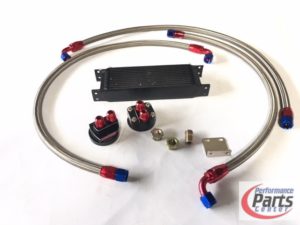 DERALE, Oil Cooler Kit (Stainless Steel Braided Hose) - Relocation